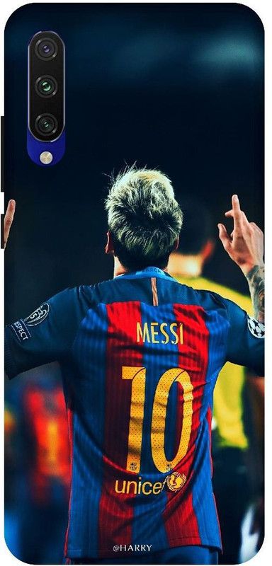 SSMORYA Back Cover for Redmi Mi A3 Messi Printed Back Cover  (Multicolor, Waterproof, Pack of: 1)