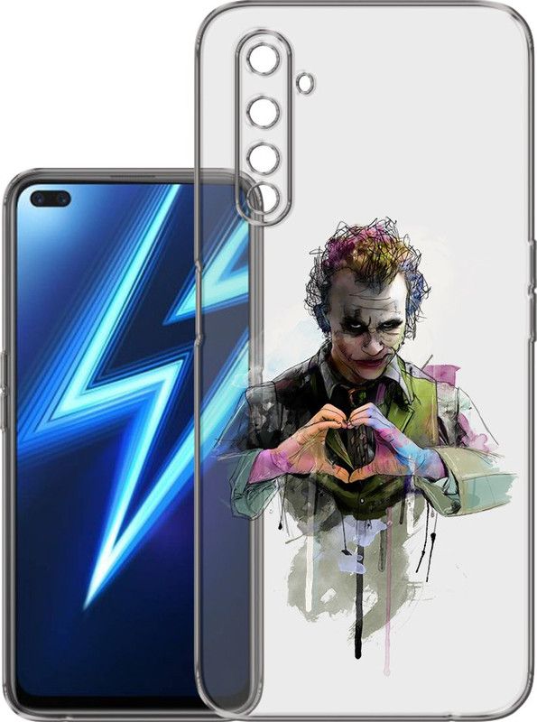 HANIRY Back Cover for Realme 6 Pro / RMX2061 mobile cover | JOKER | Design | PNG_06  (Multicolor, Flexible, Silicon, Pack of: 1)