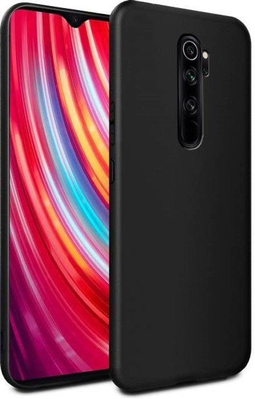NIKICOVER Back Cover for Poco M2, Mi Redmi 9 Prime  (Black, Flexible, Pack of: 1)