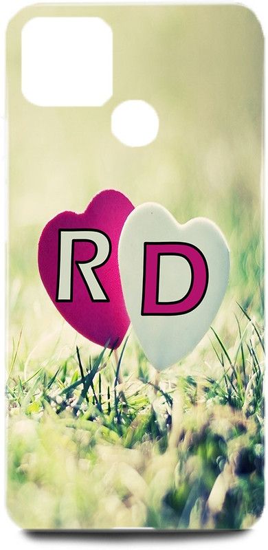 MP ARIES MOBILE COVER Back Cover for Realme C12/RMX2189,R Loves D Name,R Name, D Letter, Alphabet,R Love D NAME  (Multicolor, Hard Case, Pack of: 1)