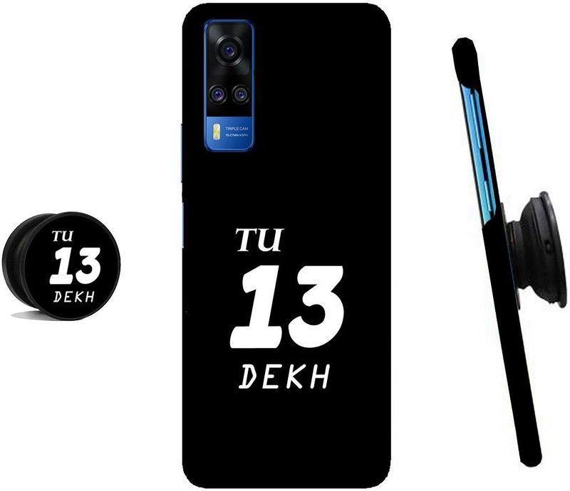 HELLO CASE Back Cover for VIVO Y51, Vivo Y51a, Vivo Y31, Vivo Y51 2020, Vivo Y31 2020  (Black, White)