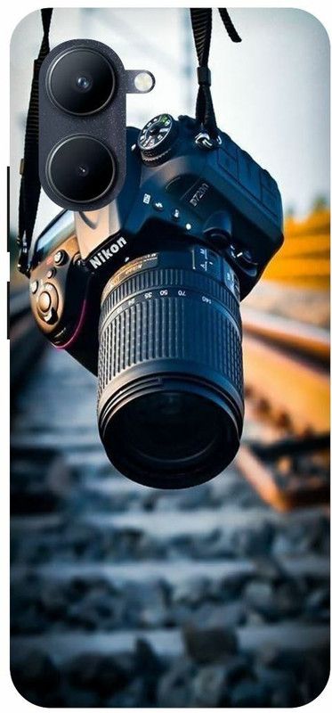 COVERJET Back Cover for REALME C33- RMX3624- CAMERA- PHOTOGRAPHY- DESIGN- ART  (Black, Hard Case)