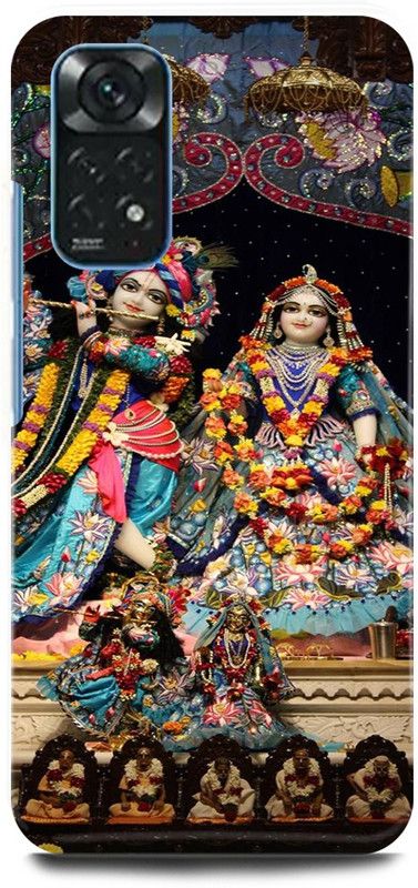 play fast Back Cover for POCO M4 Pro RADHA, RANI, THAKUR JI, BAKE, BIHARI  (Multicolor, Hard Case, Pack of: 1)