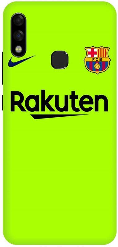 PICHKU Back Cover for INFINIX HOT 7-X624B-FCB,BARCELONA,RAKUTEN,AIRWAYS,FOOTBALL,SPORTS,SIGN,MESSI,RONALDO  (Green, Hard Case, Pack of: 1)