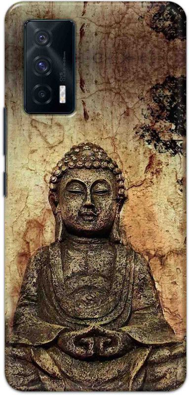 NDCOM Back Cover for iQOO 7 5G Buddha Printed  (Multicolor, Hard Case)