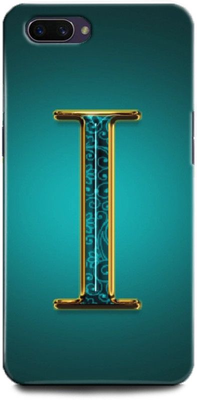 GRAFIQE Back Cover for OPPO A3s/ I Name Back Cover, I Letter Symbols, I Letter, I Alphabet  (Multicolor, Shock Proof, Pack of: 1)