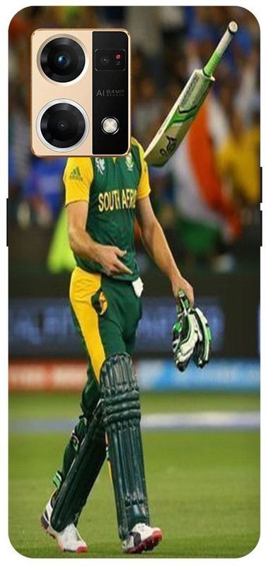 THE NARAYANA COLLECTIONS Back Cover for OPPO F21s PRO- CPH2461-AB,DE,VILLIERS,AFRICAN,CRICKETER  (Multicolor, Hard Case, Pack of: 1)