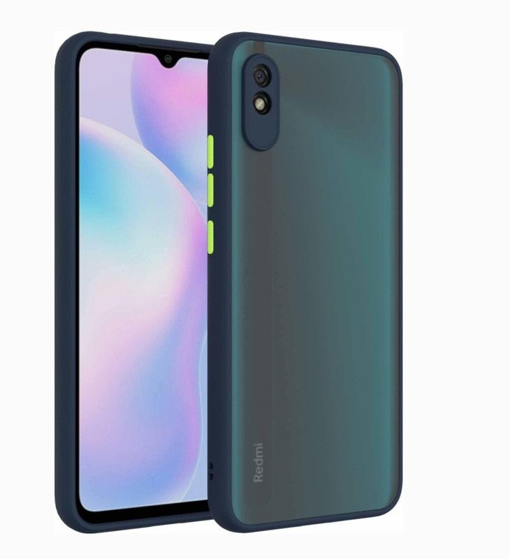 Lilliput Back Cover for Mi Redmi 9a  (Blue, Pack of: 1)