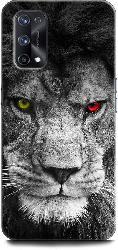 KEYCENT Back Cover for Realme X7 Pro 5G, RMX2121 LION, THE KING OF JUNGAL, LION FACE  (Multicolor, Pack of: 1)