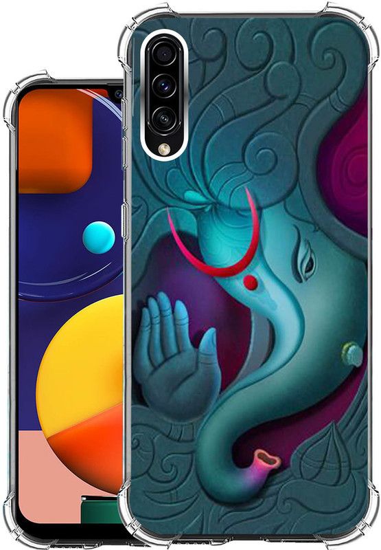 ONLITE Back Cover for Samsung Galaxy A50s  (Green, Shock Proof, Silicon, Pack of: 1)