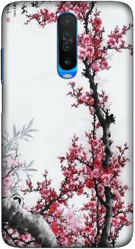 CROKIAN Back Cover for POCO X2 RED TREE Back Cover  (Multicolor, Hard Case, Pack of: 1)