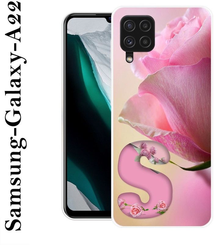 PALWALE BALAJI Back Cover for Samsung Galaxy A22  (Pink, Beige, Silicon)
