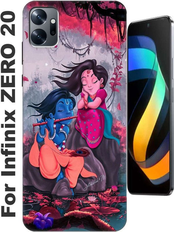 Rockerspot Back Cover for Infinix Zero 20 2802  (Multicolor, Anti-radiation, Silicon, Pack of: 1)