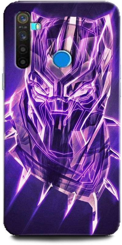 GRAFIQE Back Cover for Realme 5s/ Black Phanter, Black Phanter Mask, Avenger, Marvel, Superhero  (Multicolor, Shock Proof, Pack of: 1)