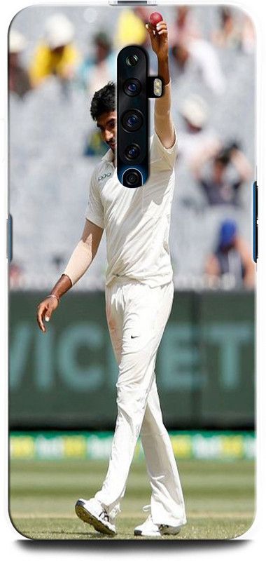 ORBIQE Back Cover for OPPO Reno2 F 1989 JASPRIT BUMRAH, CRICKET, INDIA, INDIANCRICKETCAPTAIN  (Multicolor, Hard Case, Pack of: 1)