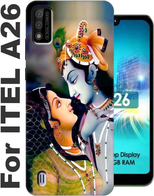 StroFit Back Cover for Itel A26 2557  (Orange, Flexible, Silicon, Pack of: 1)