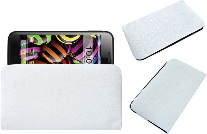 ACM Pouch for Intex Cloud X1+ Plus  (White, Cases with Holder, Pack of: 1)