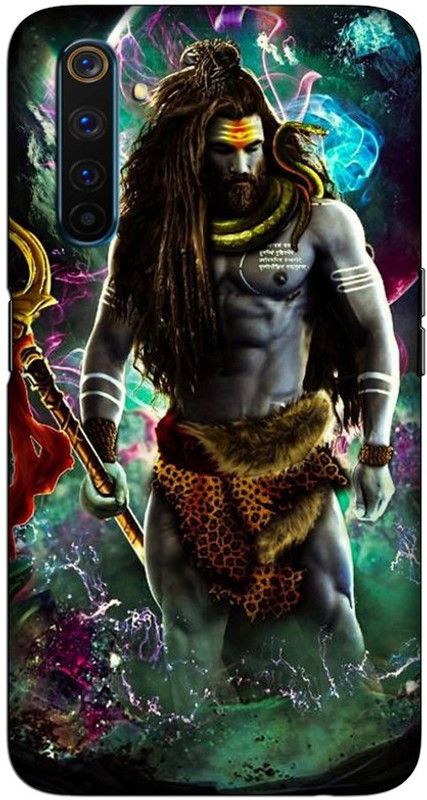 CROKIAN Back Cover for Realme 6 Pro Mahakal Back Cover  (Multicolor, Hard Case, Pack of: 1)