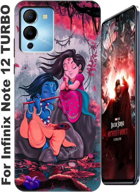 Rockerspot Back Cover for Infinix Note 12 Turbo 2802  (Multicolor, Anti-radiation, Silicon, Pack of: 1)