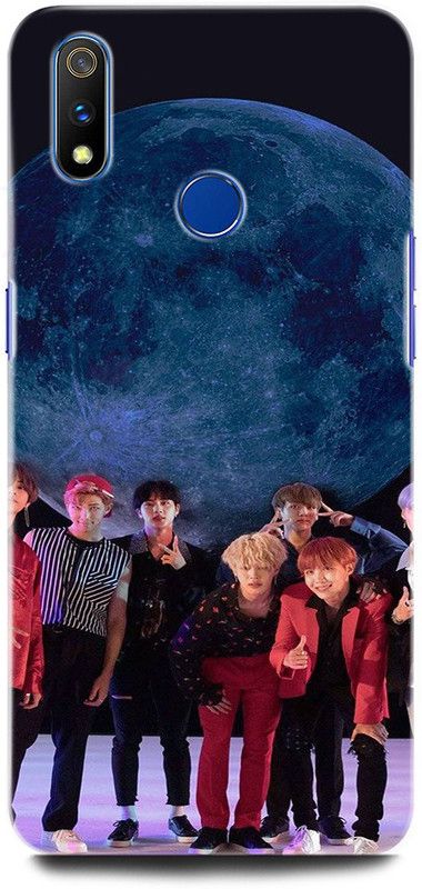 ORBIQE Back Cover for Realme 3 Pro RMX1851 BTS, V, JUNGBOOK, JIMIN, JIN, BTS ARMY, SINGER, BOY BAND  (Multicolor, Hard Case, Pack of: 1)