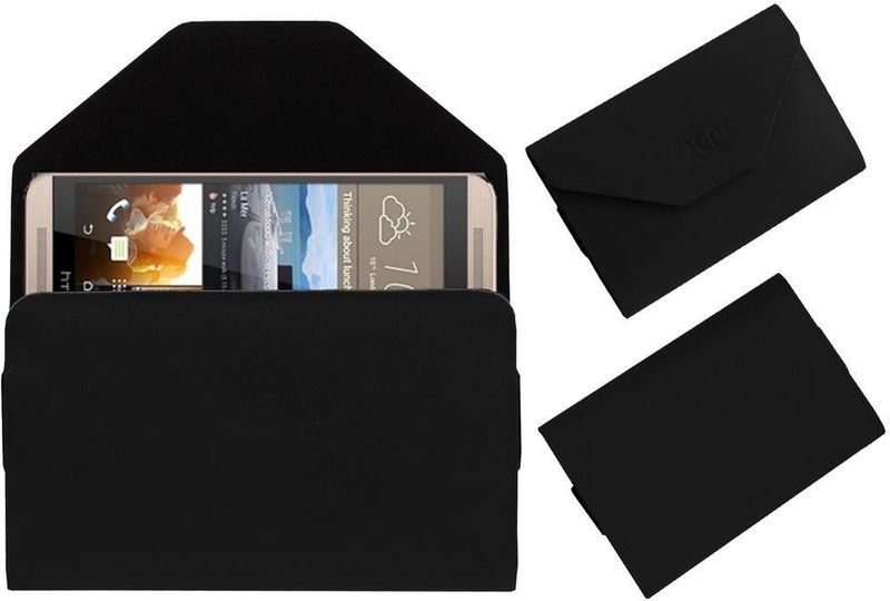 ACM Pouch for Htc One E9+ Plus  (Black, Cases with Holder, Pack of: 1)