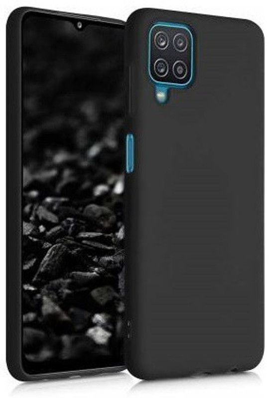 SMARTCASE Back Cover for SAMSUNG GALAXY A22 4G  (Black, Grip Case, Silicon, Pack of: 1)