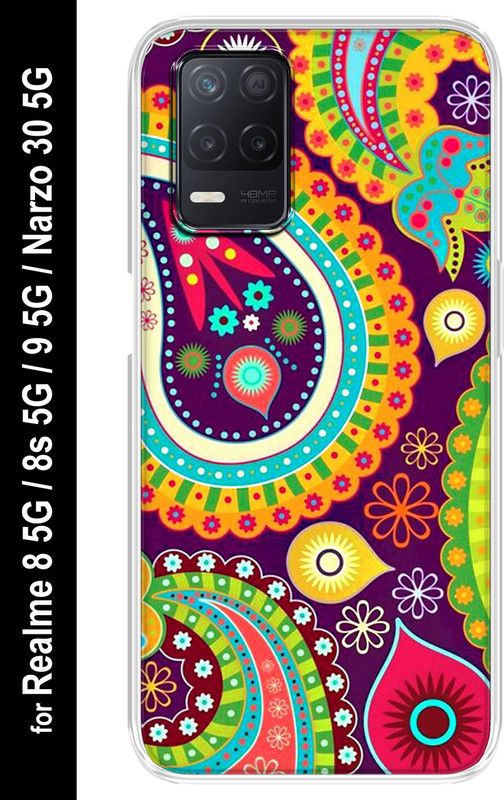 CaseRepublic Back Cover for Realme Narzo 30 5G, Realme 8 5G, Realme 9 5G, Realme 8s 5G  (Multicolor, Flexible, Silicon, Pack of: 1)