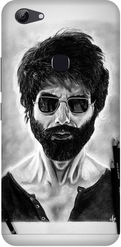 FRONK Back Cover for vivo Y83, vivo 1802 KABIR, SINGH, SHAHID, KAPOOR  (Black, Hard Case, Pack of: 1)