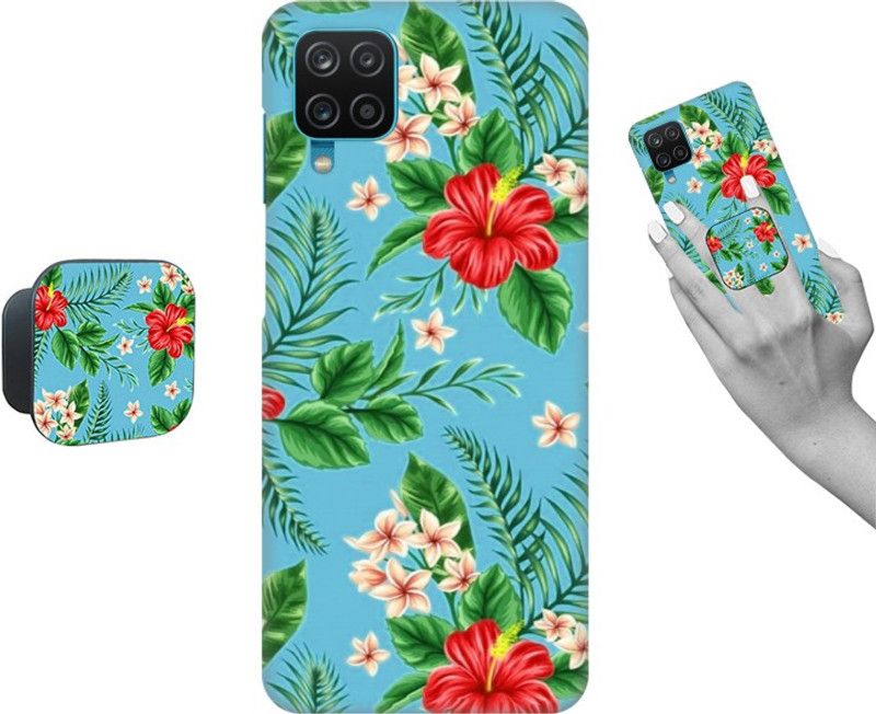 Coberta® Back Cover for Samsung Galaxy A12  (Multicolor, Cases with Holder, Pack of: 2)