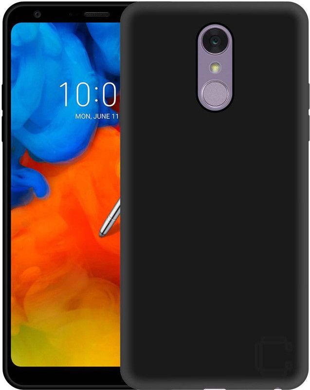 CASE CREATION Back Cover for LG Q Stylus Plus  (Black, Waterproof, Silicon, Pack of: 1)