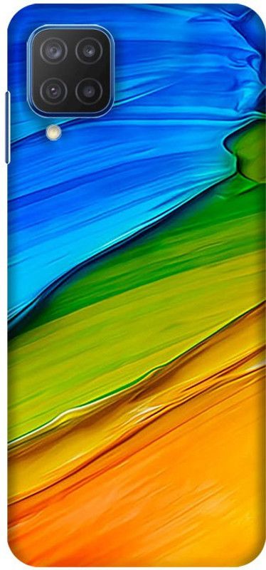 PNBEE Back Cover for Samsung Galaxy F12, SM-F127G - Drawing Pattern Print  (Multicolor, Hard Case, Pack of: 1)