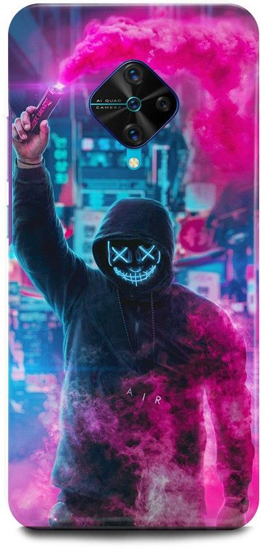 JUGGA Back Cover for Vivo S1 Pro, 1920, MARSHMELLOW, MARSHMELLO, MUSIC, DJEDM, ARTJOKER  (Pink, Hard Case, Pack of: 1)
