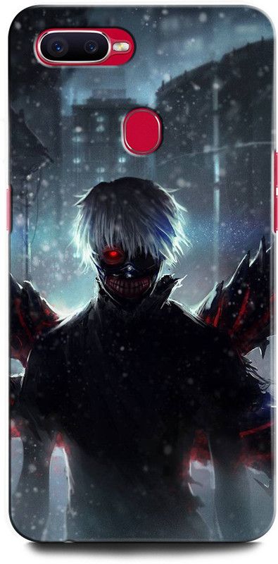 ORBIQE Back Cover for OPPO F9 CPH1881 KANEKI KEN, ANIME, KANEKI, KEN, MANGA, TOKYO, TOKYO GHOUL  (Multicolor, Hard Case, Pack of: 1)