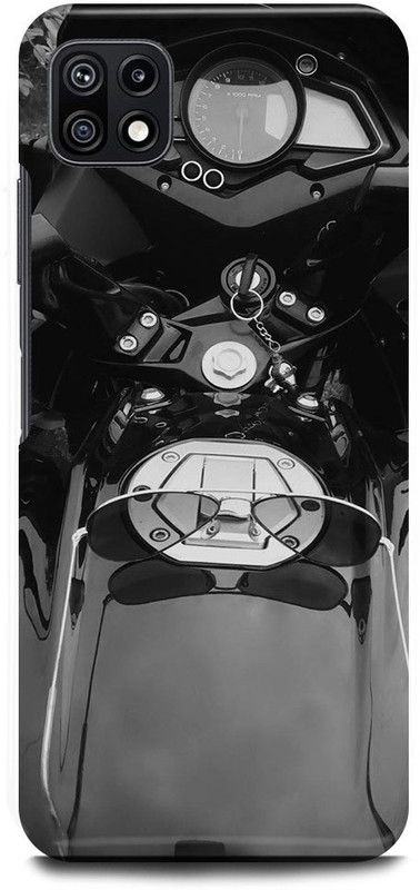 FUGGA Back Cover for SAMSUNG Galaxy A22 5G, BAJAB, PULSER, SPORTS, BIKE, RACING, BIKE, LOVER  (Grey, Hard Case, Pack of: 1)