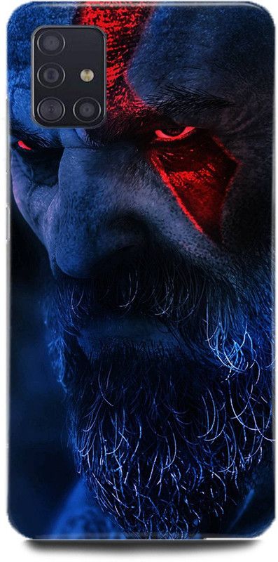 MP ARIES MOBILE COVER Back Cover for SAMSUNG Galaxy A71, God of War Game Xbox Playstation Bodybuilder Chains Fire Games God Man  (Multicolor, Hard Case, Pack of: 1)