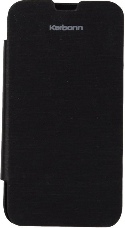 Iway Flip Cover for Karbonn A9+  (Black, Pack of: 1)