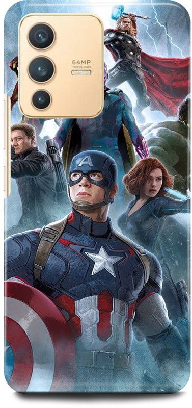 FIKORA Back Cover for Vivo V23 Pro 5G, V2132, AVENGERS, AVENGER, COMIC, BOOK, SUPERHEROES  (Multicolor, Hard Case, Pack of: 1)