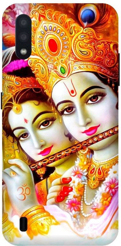 UMPRINT Back Cover for Samsung Galaxy M01 God Krishna, Indian God Printed Back Cover  (Multicolor, Hard Case, Pack of: 1)