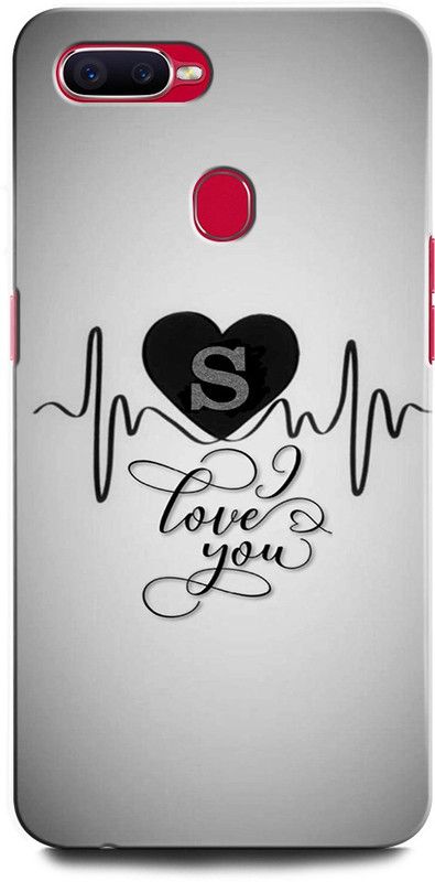 ORBIQE Back Cover for Realme 2 Pro 1801 S LOVE, S LETTER, S ALPHABET, DESIGN  (Multicolor, Hard Case, Pack of: 1)