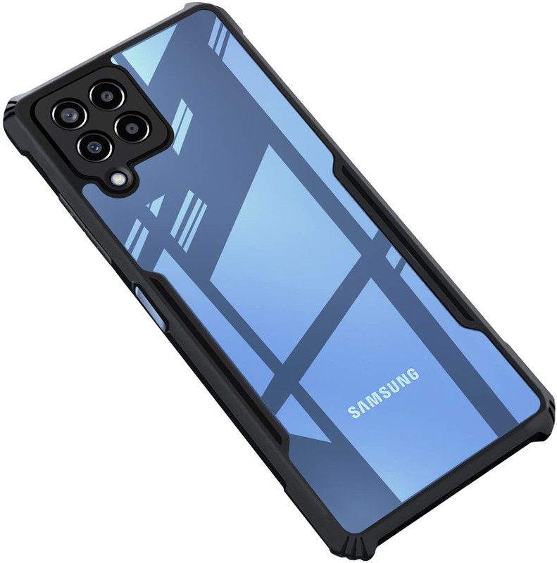 ShopGlobal Back Cover for Samsung Galaxy M53 5G  (Black, Shock Proof)