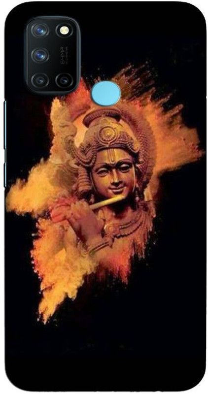 CROKIAN Back Cover for Realme 7i  (Black, Brown, Hard Case, Pack of: 1)