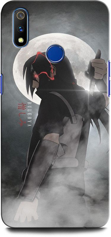 GRAFIQE Back Cover for Realme 3 Pro ITACHI UCHIHA, GIRL, ANIMATION, ANIME, CARTOON  (Multicolor, Shock Proof, Pack of: 1)