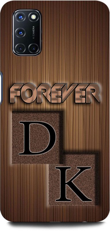 INTELLIZE Back Cover for OPPO A52 DK, D LOVE K, K LOVE D, D LETTER, K LETTER, DK NAME  (Multicolor, Hard Case, Pack of: 1)