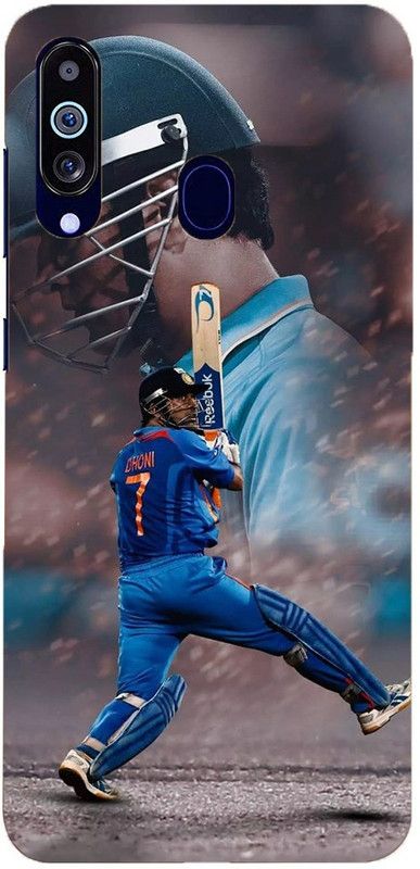 NDCOM Back Cover for Samsung Galaxy M40 M S Dhoni Printed  (Multicolor, Hard Case)