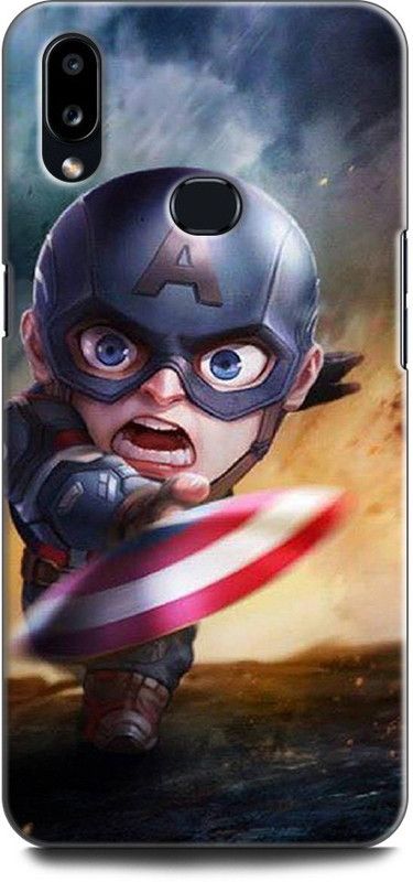 Afterglow Back Cover for SAMSUNG Galaxy M01s CAPTAIN AMERICA, SUPERHERO, AVENGERS, MARVAL, COMIC, SHIELD  (Multicolor, Shock Proof, Pack of: 1)