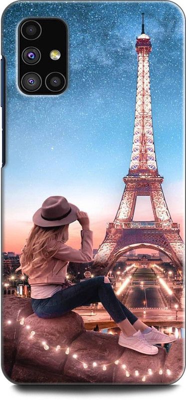 Afterglow Back Cover for SAMSUNG Galaxy M31s PARIS, LOVE, CUTE, GIRL, LIGHT, BEAUTIFUL  (Multicolor, Shock Proof, Pack of: 1)