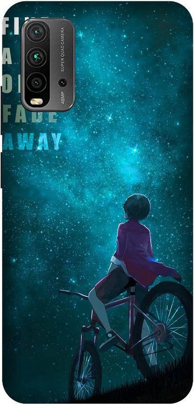 URCHIN Back Cover for Redmi 9 Power Anime, Cartoon, Anime girl, sad, love, alone  (Multicolor, Shock Proof)