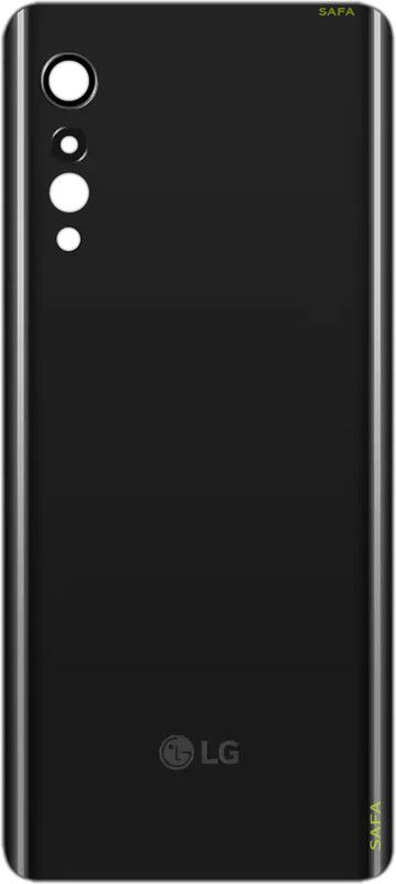 Safa LG Velvet Dual Screen Back Panel  (Black)