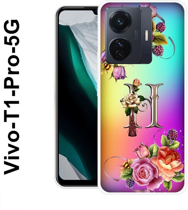 BAGRA Back Cover for Vivo T1 Pro 5G  (Multicolor, Silicon)