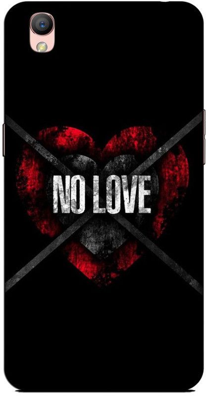 CROKIAN Back Cover for Oppo A37 No love Back Cover  (Multicolor, Hard Case, Pack of: 1)